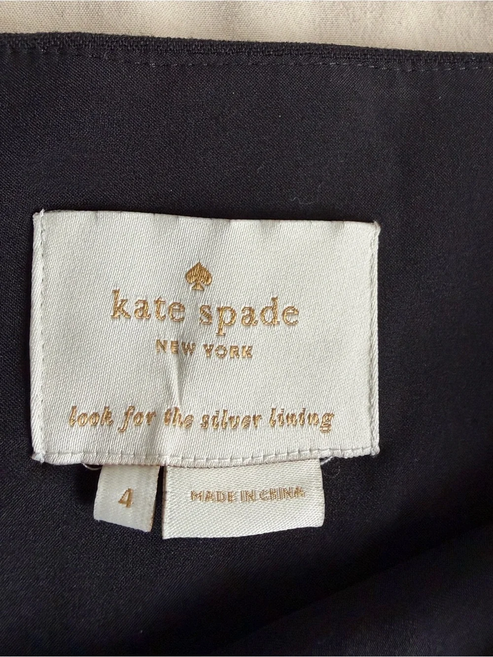 Kate Spade New York Black Puff Short Sleeve Sheath Dress Size 4 LBD Workwear